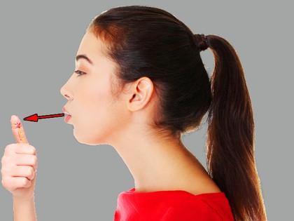 Tente soprar o polegar; tem um efeito surpreendente!